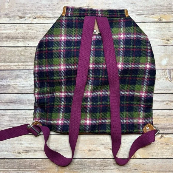 Boden Plaid Wool Backpack - Picture 2 of 4